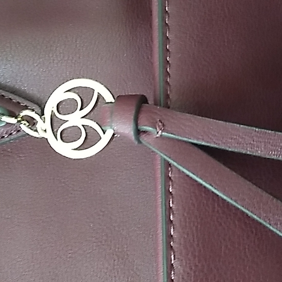 Maroon and Gold Nine West Handbag - Picture 3 of 6